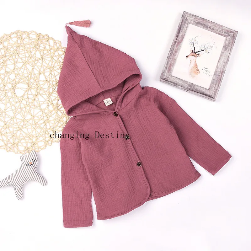 Оригинальный Детский кардиган куртки карамельных цветов куртка для маленьких