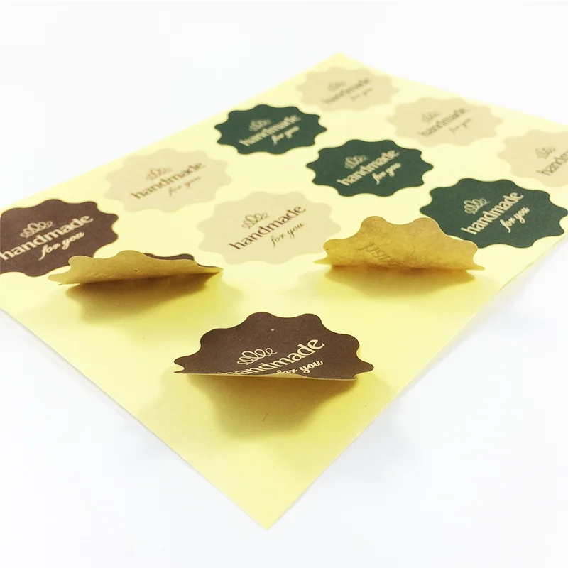 120pcs/lot Flower pattern Polygon Round Kraft Paper 'handmade for you' Seal Sticker Handmade Products Scrapbooking
120pcs/lot Flower pattern Polygon Round Kraft Paper 'handmade for you' Seal Sticker Handmade Products Scrapbooking