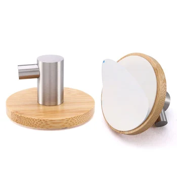L Shaped Adhesive Hooks Wood Stainless Steel Wall Hangers Clothes Towel Holder for Home Kitchen L5
L Shaped Adhesive Hooks Wood Stainless Steel Wall Hangers Clothes Towel Holder for Home Kitchen L5