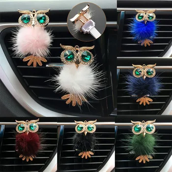 Diamond Fur Owl Car Air Freshener Auto Outlet Perfume Clip Scent Aroma Car Diffuser Bling Car Accessories Interior Decor Gifts
Diamond Fur Owl Car Air Freshener Auto Outlet Perfume Clip Scent Aroma Car Diffuser Bling Car Accessories Interior Decor Gifts