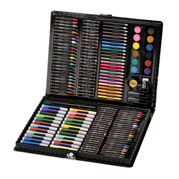Deluxe Art Set 150Pcs Children's Drawing Painting Sketching Tools Set Watercolor Pen Crayon Oil Pastel Paint Brush Drawing Pen 
Deluxe Art Set 150Pcs Children's Drawing Painting Sketching Tools Set Watercolor Pen Crayon Oil Pastel Paint Brush Drawing Pen