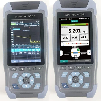 Pro Mini OTDR Fiber Optic Reflectometer 980rev with 9 Functions VFL OLS OPM Event Map 24dB for 64km Fiber Cable Ethernet Tester
Pro Mini OTDR Fiber Optic Reflectometer 980rev with 9 Functions VFL OLS OPM Event Map 24dB for 64km Fiber Cable Ethernet Tester