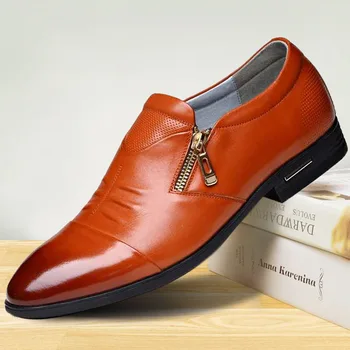 Luxury Brand PU Leather Fashion Men Business Dress Loafers Pointy Black Shoes Oxford Breathable Formal Wedding Shoes
Luxury Brand PU Leather Fashion Men Business Dress Loafers Pointy Black Shoes Oxford Breathable Formal Wedding Shoes