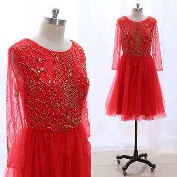 MACloth Red Sheath O Neck Knee-Length Midi Crystal Tulle Prom Dresses Dress XL 265112 Clearance
MACloth Red Sheath O Neck Knee-Length Midi Crystal Tulle Prom Dresses Dress XL 265112 Clearance