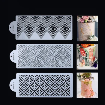 Diy Bohemian Style Plastic Sugar Sieve Mold Fondant Printing Mold Hollow Wedding Cake Edge Decoration Template Baking Tools
Diy Bohemian Style Plastic Sugar Sieve Mold Fondant Printing Mold Hollow Wedding Cake Edge Decoration Template Baking Tools