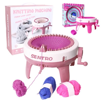 48 needles handmade wool knitting machine cylinder wool loom hand-knitted scarf sweater hat socks adult children lazy artifact 
48 needles handmade wool knitting machine cylinder wool loom hand-knitted scarf sweater hat socks adult children lazy artifact