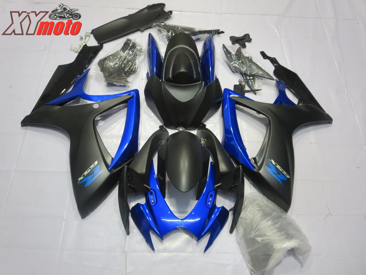 Motorcycle Fairing Kit For Suzuki GSXR600 GSXR750 K6 K7 06-07 Injection ABS Fairings K6 2006-2007 Matte Black and Blue Bodyworks
Motorcycle Fairing Kit For Suzuki GSXR600 GSXR750 K6 K7 06-07 Injection ABS Fairings K6 2006-2007 Matte Black and Blue Bodyworks