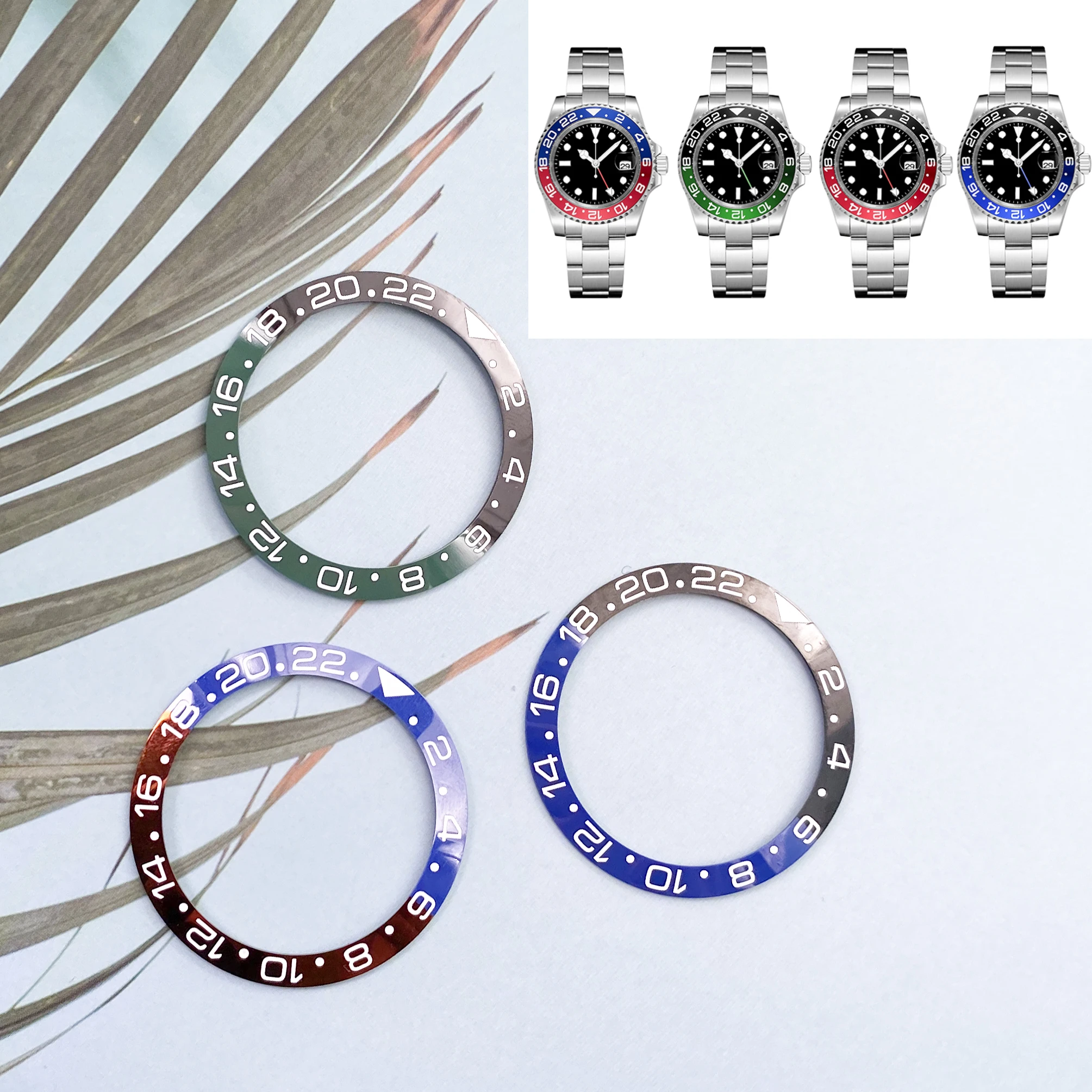Кольцо GMT керамическое кольцо Вставка кольцо подходит для 40 мм чехол Аксессуары для часов внешний диаметр 38 мм
Кольцо GMT керамическое кольцо Вставка кольцо подходит для 40 мм чехол Аксессуары для часов внешний диаметр 38 мм