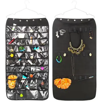 Trendy Double-Sided Wall Hanging Jewelry and Accessories Organizer Real Set Organizadores Multi-layer Holder Box with Pocket
Trendy Double-Sided Wall Hanging Jewelry and Accessories Organizer Real Set Organizadores Multi-layer Holder Box with Pocket