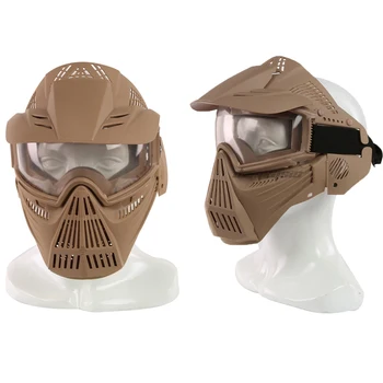 Outdoor Hunting CS Wargame Breathable Mask Full Face Anti-fog Lens Military Tactical Safety Mask for Airsoft Shooting Paintball
Outdoor Hunting CS Wargame Breathable Mask Full Face Anti-fog Lens Military Tactical Safety Mask for Airsoft Shooting Paintball