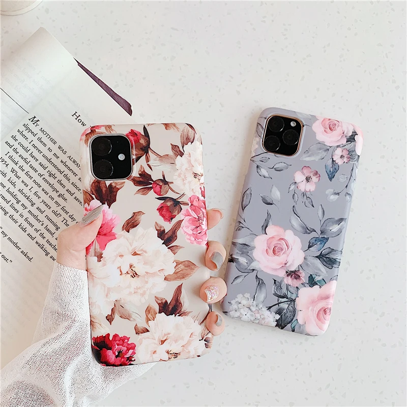 For Etui iPhone 11 ProMax Retro Rose Flower Phone Case for Capa iPhone 11 7 8 6 6s Plus X XR XsMax Etui Soft Silicon Back Cover
For Etui iPhone 11 ProMax Retro Rose Flower Phone Case for Capa iPhone 11 7 8 6 6s Plus X XR XsMax Etui Soft Silicon Back Cover