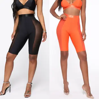 Fashion Mesh Women Shorts Sports Gym Biker See Through High Waist Shorts Workout Mid Thigh Beach Skinny Short Trousers Plus Size
Fashion Mesh Women Shorts Sports Gym Biker See Through High Waist Shorts Workout Mid Thigh Beach Skinny Short Trousers Plus Size