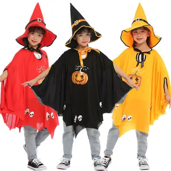 New Design 2 Pieces Children Halloween Wizard Witch Party Costume Kids Boys Girls Cloak Cape Robe+Hat Set
New Design 2 Pieces Children Halloween Wizard Witch Party Costume Kids Boys Girls Cloak Cape Robe+Hat Set