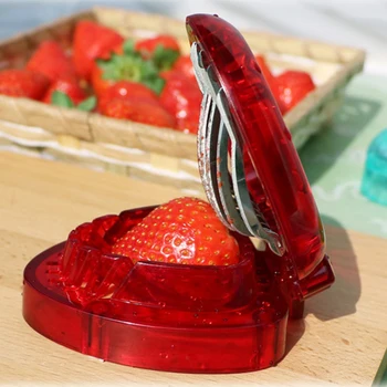 Strawberry Slicer Fruit Cutter Slice Kitchen Fruit Gadget Tools Strawberry Cutter Blade Fruit Tools
Strawberry Slicer Fruit Cutter Slice Kitchen Fruit Gadget Tools Strawberry Cutter Blade Fruit Tools
