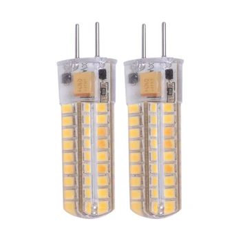 2x 6.5W G4 LED Bulbs 72 2835 SMD LED 50W Halogen Bulbs Equivalent 320lm Dimmable Warm White 3000K 360 Degree Beam Angle Silicone
2x 6.5W G4 LED Bulbs 72 2835 SMD LED 50W Halogen Bulbs Equivalent 320lm Dimmable Warm White 3000K 360 Degree Beam Angle Silicone