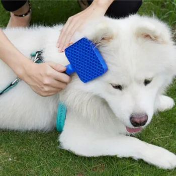 Pet Grooming Tool Multifunctional Massage Brush Soft Silicone Shedding Comb To Remove Hair Knotting For Dogs Cats New
Pet Grooming Tool Multifunctional Massage Brush Soft Silicone Shedding Comb To Remove Hair Knotting For Dogs Cats New
