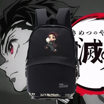 Kimetsu no Yaiba black nylon anime backpack Kamado Tanjirou Kamado Nezuko backpacks new hot anime backpacks kawaii char
Kimetsu no Yaiba black nylon anime backpack Kamado Tanjirou Kamado Nezuko backpacks new hot anime backpacks kawaii char