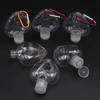5Pcs 50ml Reusable Portable Heart Alcohol Spray Bottle Travel Small Keychain Q0KD
5Pcs 50ml Reusable Portable Heart Alcohol Spray Bottle Travel Small Keychain Q0KD