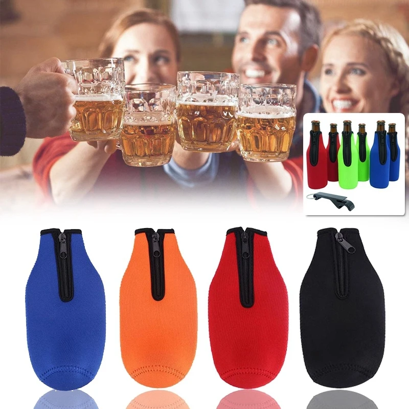 1Pcs Beer Bottle Cooler Sleeves Zip Holder Neoprene Sleeve Insulated for 12oz 330ml Bottles Cover Cooler Birthday Party Gifts
1Pcs Beer Bottle Cooler Sleeves Zip Holder Neoprene Sleeve Insulated for 12oz 330ml Bottles Cover Cooler Birthday Party Gifts