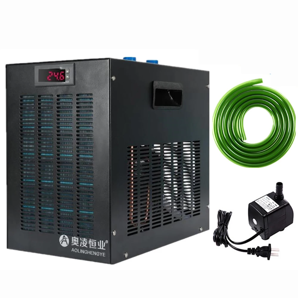 220V Aquarium Chiller Refrigerator Fish Tank Mute Cooling Machine Automatic Temperature Control Refrigeration Compressor Y
220V Aquarium Chiller Refrigerator Fish Tank Mute Cooling Machine Automatic Temperature Control Refrigeration Compressor Y