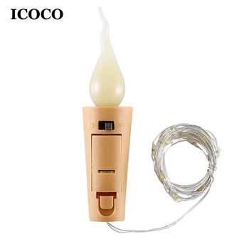 4 Colors Led Flame Candle Glass Bottle Cork Light String Led Silver Wire Fairy Christmas Garland Lighting Sale
4 Colors Led Flame Candle Glass Bottle Cork Light String Led Silver Wire Fairy Christmas Garland Lighting Sale