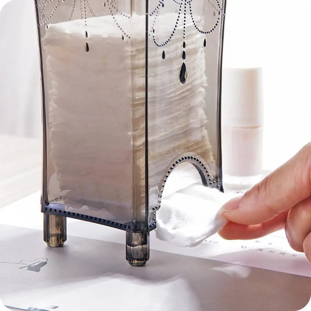 Plastic Makeup Cotton Pads Box Case Holder Cosmetic Organizer Storage Container Transparent, Fine Apperance, Desktop Decor hot !
Plastic Makeup Cotton Pads Box Case Holder Cosmetic Organizer Storage Container Transparent, Fine Apperance, Desktop Decor hot !