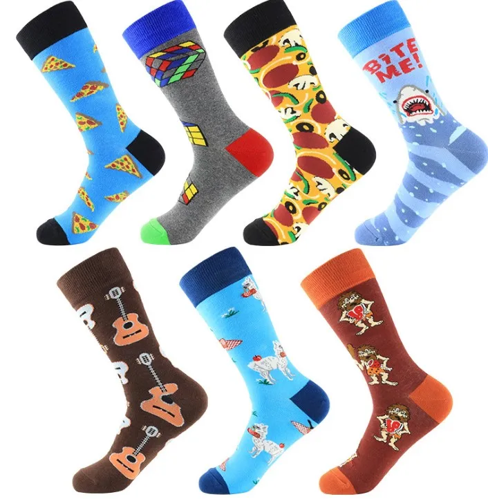 1 pair Autumn Winter Retro Pizza Shark Sheep women socks cotton cartoon Male Socks happy socks funny socks
1 pair Autumn Winter Retro Pizza Shark Sheep women socks cotton cartoon Male Socks happy socks funny socks