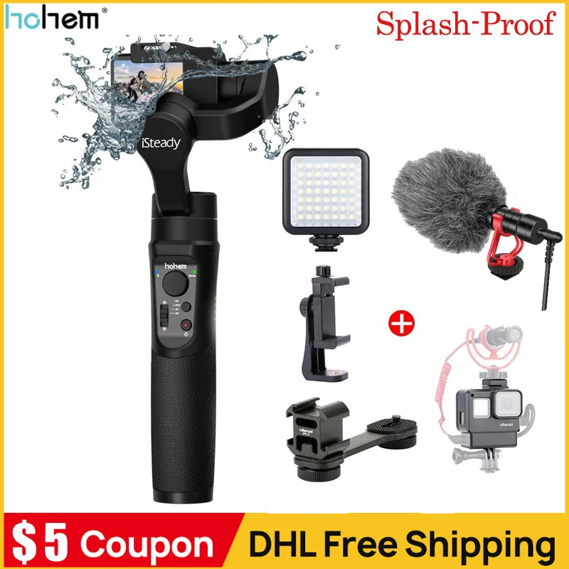 hohem iSteady Pro 2 3-Axis Handheld Gimbal for DJI Osmo Action Camera Stabilizer for GoPro Hero 7/6/5/ Sony RX0 Sports Camera
hohem iSteady Pro 2 3-Axis Handheld Gimbal for DJI Osmo Action Camera Stabilizer for GoPro Hero 7/6/5/ Sony RX0 Sports Camera