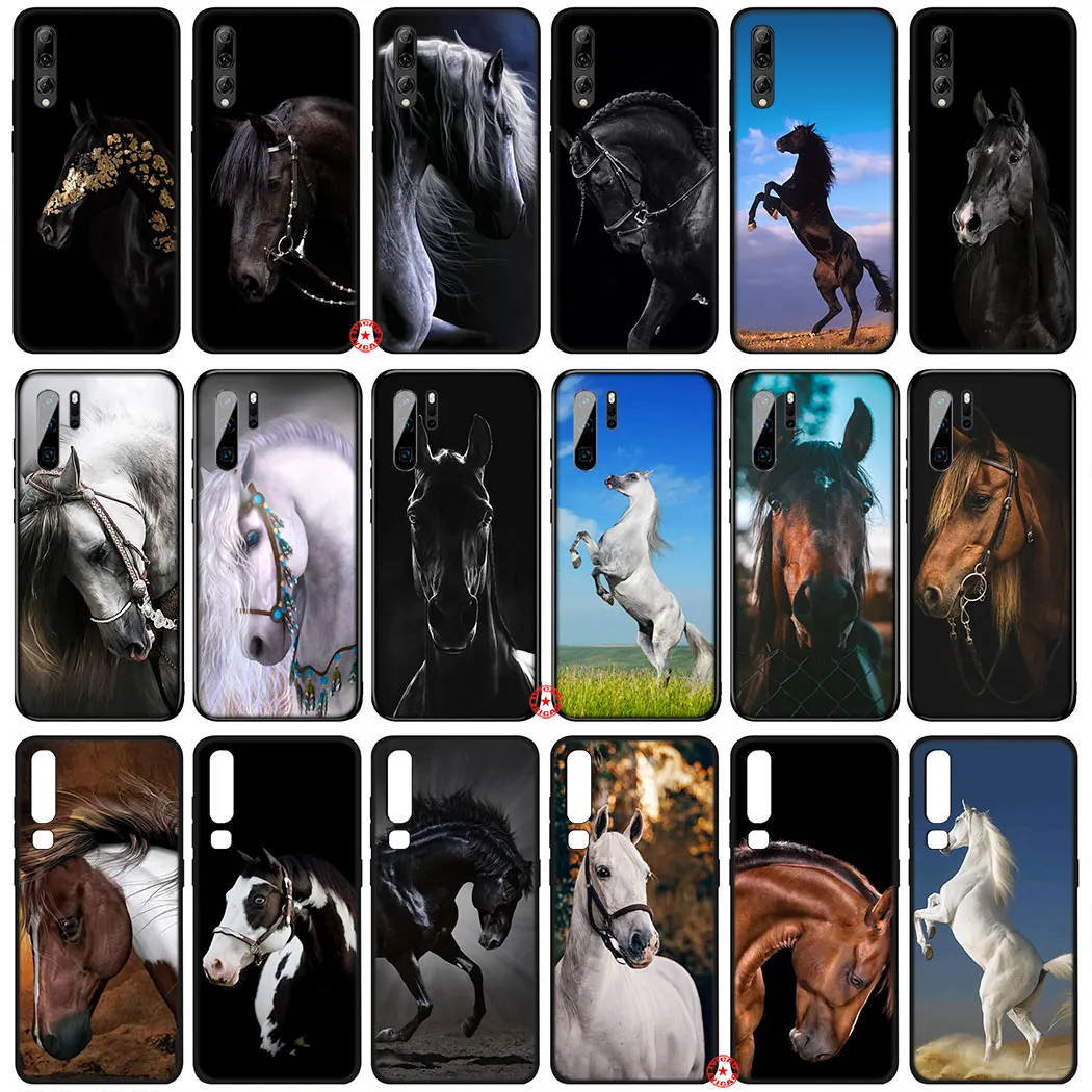 Мягкий силиконовый чехол Y33 Horse Mustang для телефона Huawei P Smart Plus Z P40 Pro Max P30 P20 Lite