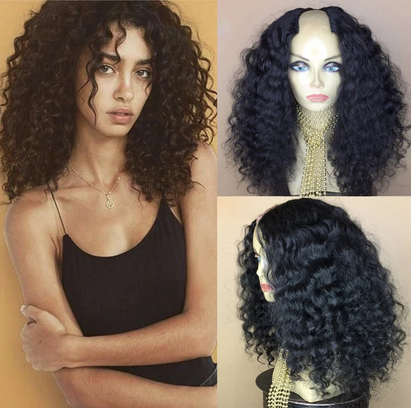 Brazilian Loose Wave U Part Wigs Human Hair Middle Part Curly U Part Human Hair Wigs For Black Women Remy Hair None Lace Wigs
Brazilian Loose Wave U Part Wigs Human Hair Middle Part Curly U Part Human Hair Wigs For Black Women Remy Hair None Lace Wigs