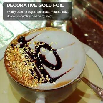 10ml Bottled Multi-function Gold Foil Paper for Cooking Cake and Chocolate Decoration
10ml Bottled Multi-function Gold Foil Paper for Cooking Cake and Chocolate Decoration