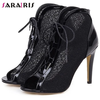 SARAIRIS Cool lace-up Date Sandals 2020 High Heels Sandals Women New Hot Sale Embroider Mesh Shoes Woman
SARAIRIS Cool lace-up Date Sandals 2020 High Heels Sandals Women New Hot Sale Embroider Mesh Shoes Woman