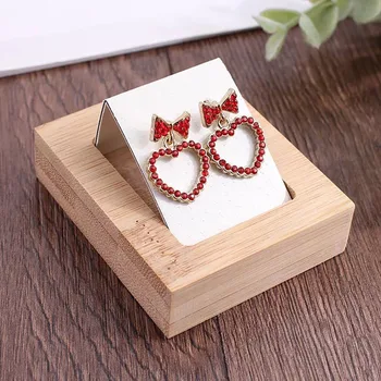 Holder Ear Stud Storage Case Table Earring Stand Decorative Craft Jewelry Dispay Shop Rack Business Bamboo Desktop Store
Holder Ear Stud Storage Case Table Earring Stand Decorative Craft Jewelry Dispay Shop Rack Business Bamboo Desktop Store