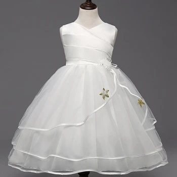 Girls Wedding Formal Dress Elegant Long Prom Dresses For Children Princess Girls Party Pageant V-backless Gowns Age 
Girls Wedding Formal Dress Elegant Long Prom Dresses For Children Princess Girls Party Pageant V-backless Gowns Age