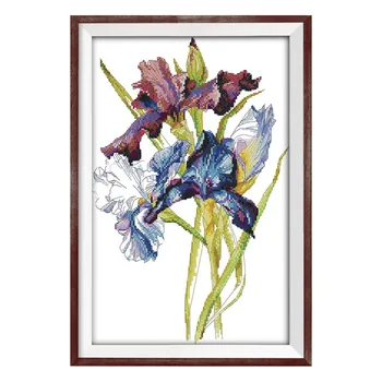 The Iris Flowers Counted Cross Stitch Sets 14CT 11CT Aida Fabrics Needlework Embroidery Kit DIY Handmade Crafts Home Decorations
The Iris Flowers Counted Cross Stitch Sets 14CT 11CT Aida Fabrics Needlework Embroidery Kit DIY Handmade Crafts Home Decorations