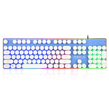 iMice Gaming Keyboard Steam Punk 104 Keys Backlit Keyboards Wired USB Waterproof Mechanical Feeling Steam Punk Gamer Keyboard
iMice Gaming Keyboard Steam Punk 104 Keys Backlit Keyboards Wired USB Waterproof Mechanical Feeling Steam Punk Gamer Keyboard