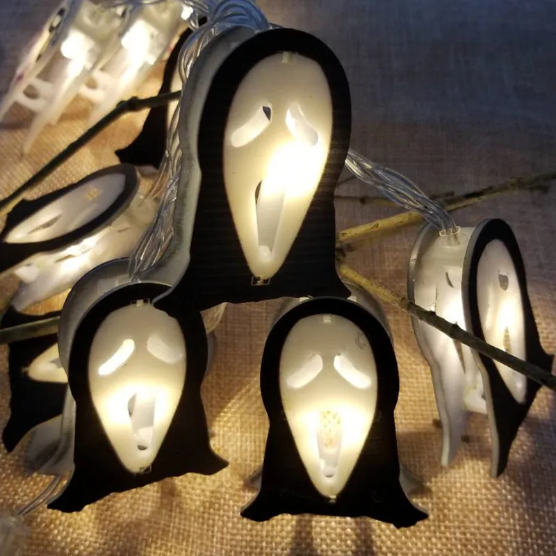 New Style Ghost Halloween Lighting Chain LED Halloween Decorative String Lights Lighting Chain Scene Room Decorative
New Style Ghost Halloween Lighting Chain LED Halloween Decorative String Lights Lighting Chain Scene Room Decorative