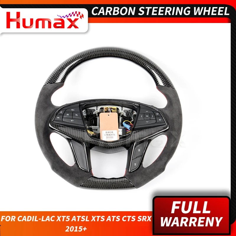 Carbon fiber steering wheel for Cadillac XT5 SRX ATSL CTS XTS ESCALADE Steering Wheels 2015+ year flip fur porous leather style 
Carbon fiber steering wheel for Cadillac XT5 SRX ATSL CTS XTS ESCALADE Steering Wheels 2015+ year flip fur porous leather style