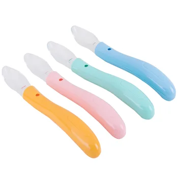 Baby Soft Silicone Spoon Candy Color Temperature Sensing Spoon Children Food Baby Feeding Tools Infant Feeding Spoon Hot Sale
Baby Soft Silicone Spoon Candy Color Temperature Sensing Spoon Children Food Baby Feeding Tools Infant Feeding Spoon Hot Sale