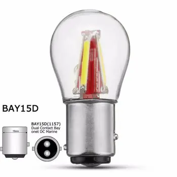 2PCS 12V 24V 1157 BAY15D 21 / 5W Red Car 4 COB LED Reverse Backup Tail Stop Brake Light Bulbs 450LM Auto SUV Light Bulbs
2PCS 12V 24V 1157 BAY15D 21 / 5W Red Car 4 COB LED Reverse Backup Tail Stop Brake Light Bulbs 450LM Auto SUV Light Bulbs