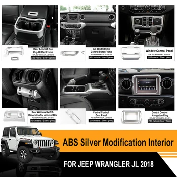 Fit For Jeep Wrangler JL 2018 Car Interior Modification Accessories Silver Color ABS Hight Quality Cool Car Decoration Interior
Fit For Jeep Wrangler JL 2018 Car Interior Modification Accessories Silver Color ABS Hight Quality Cool Car Decoration Interior
