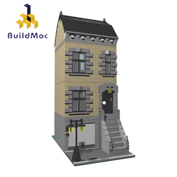BuildMoc City Buildings Tan House Classic Villa Architecture Building Blocks MOC City Street View Bricks Educational Kids Toys
BuildMoc City Buildings Tan House Classic Villa Architecture Building Blocks MOC City Street View Bricks Educational Kids Toys