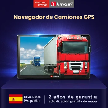 

Junsun 7 Inch Car GPS Navigation Truck Navigator Touch Screen Bluetooth AV-IN FM Built in Europe Map For Van Minibus