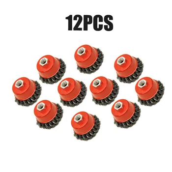 12PCS Wire Wheel 3inch 75mm M14 Angle Grinder Removing Paint Cup Brush 
12PCS Wire Wheel 3inch 75mm M14 Angle Grinder Removing Paint Cup Brush