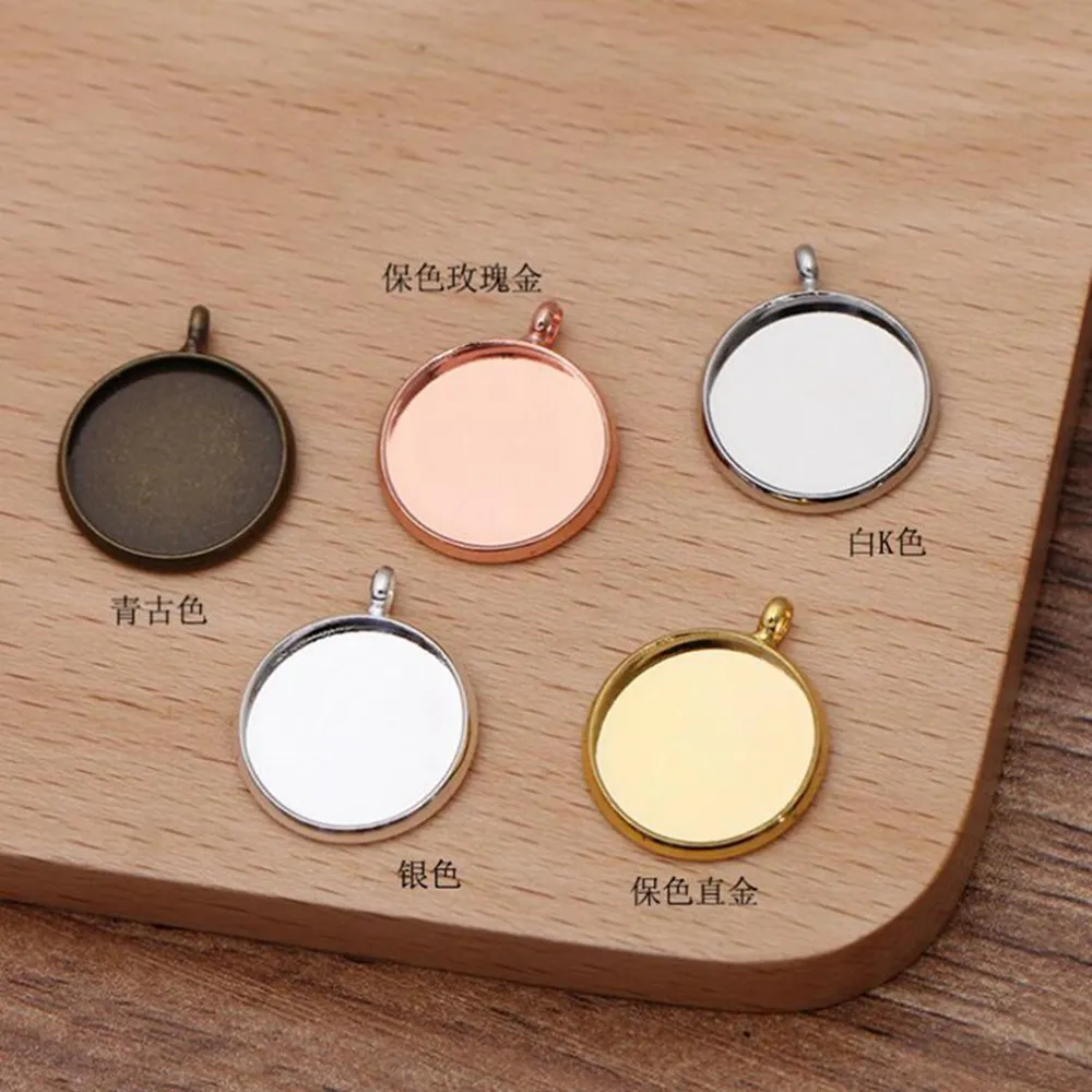 500pcs Copper plated Vertical hole 10mm 12mm 14mm 16mm 18mm 20mm 25mm tray bezel blank pendant base jewelry cabochon settings
500pcs Copper plated Vertical hole 10mm 12mm 14mm 16mm 18mm 20mm 25mm tray bezel blank pendant base jewelry cabochon settings