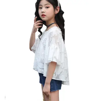 Girls Clothing Sets 2020 Summer Fashion Schoool Kids Lace Short Sleeve Tops T-Shirts +Denim Shorts 2 Pieces Suit Dwq243
Girls Clothing Sets 2020 Summer Fashion Schoool Kids Lace Short Sleeve Tops T-Shirts +Denim Shorts 2 Pieces Suit Dwq243