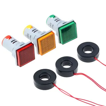 22mm Square LED Digital Voltmeter Ammeter Hertz Meter Signal Lights Voltage Current Frequency Combo Meter Indicator Tester
22mm Square LED Digital Voltmeter Ammeter Hertz Meter Signal Lights Voltage Current Frequency Combo Meter Indicator Tester