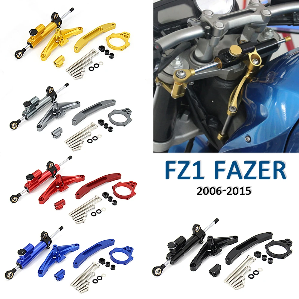 2006 - 2015 For Yamaha FZ1 FAZER Steering Damper Motorcycle Accessories Bracket Set Stabilizer Linear Dampers Mounting Support
2006 - 2015 For Yamaha FZ1 FAZER Steering Damper Motorcycle Accessories Bracket Set Stabilizer Linear Dampers Mounting Support