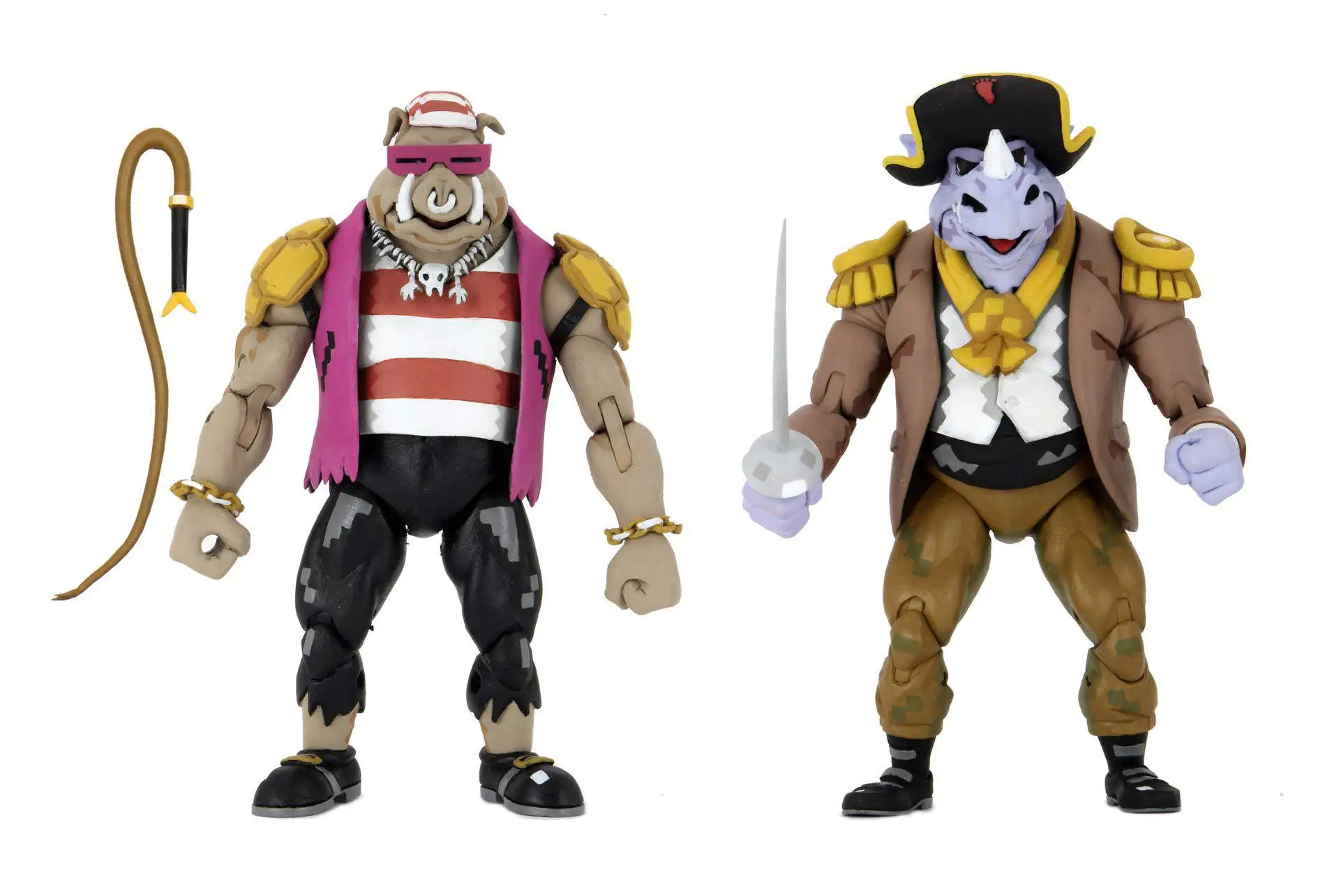 Фигурка Черепахи Bebop Rocksteady, аниме шредер, пиратский костюм, фигурка NECA, экшн-фигурка, игрушка 2 шт./компл.
Фигурка Черепахи Bebop Rocksteady, аниме шредер, пиратский костюм, фигурка NECA, экшн-фигурка, игрушка 2 шт./компл.