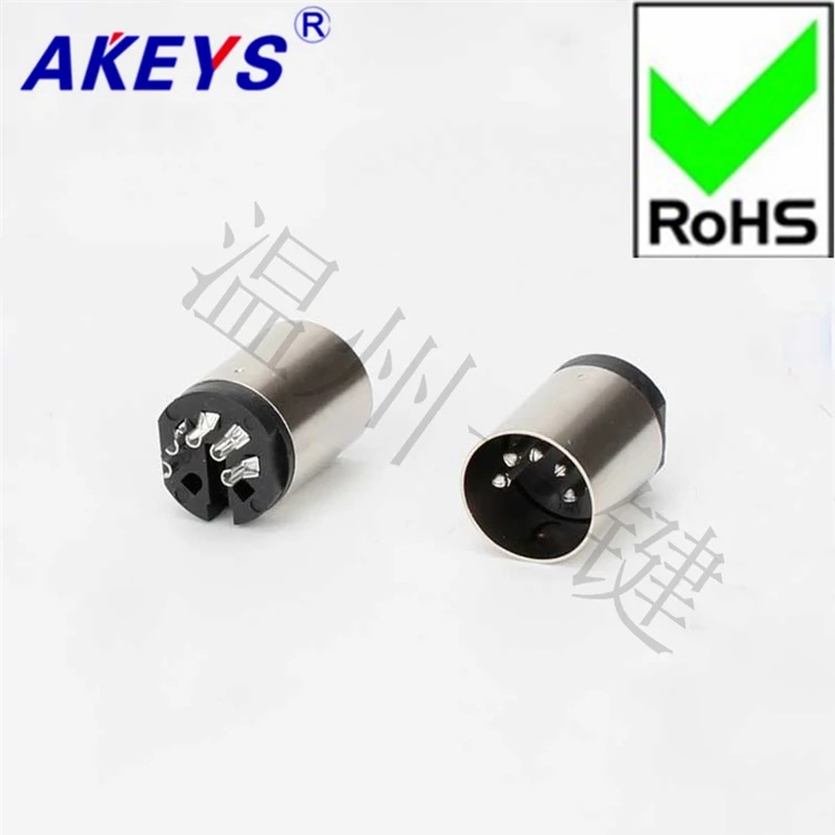 10 PCS DSCT-5-07f-s large keyboard plug DIN socket S terminal 5 pin MIDI five core socket head
10 PCS DSCT-5-07f-s large keyboard plug DIN socket S terminal 5 pin MIDI five core socket head